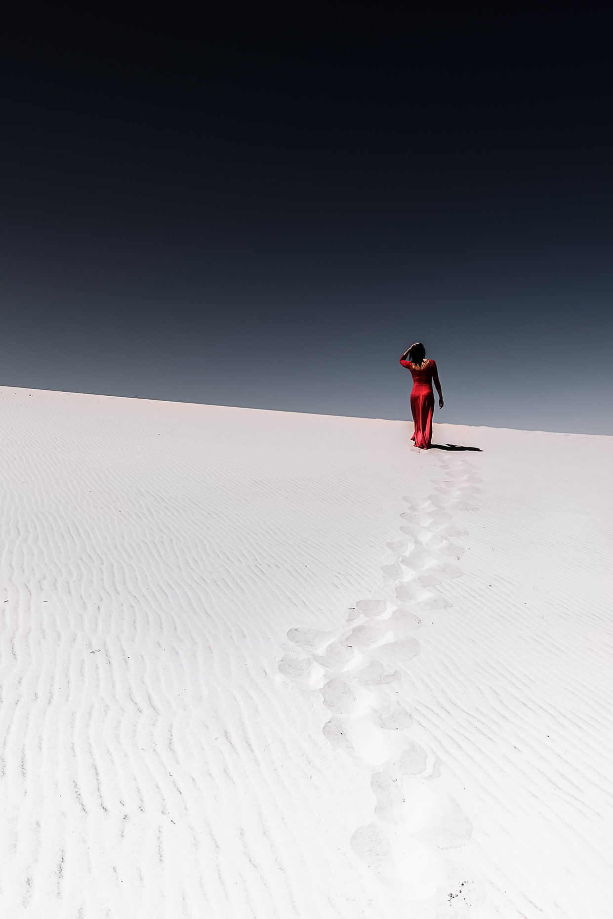 Lady in Red, Oregon Dunes
