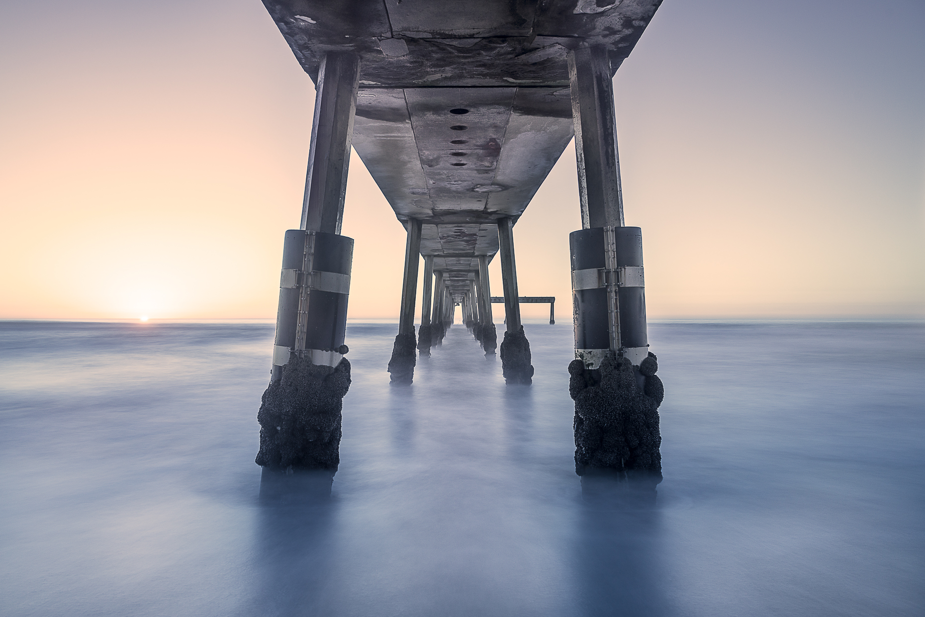Pier over troubled water